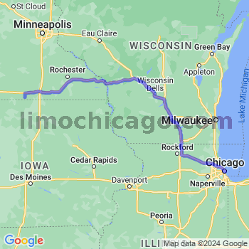 Limousine service to Chicago Loop
