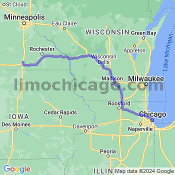 Limousine service to Chicago Loop