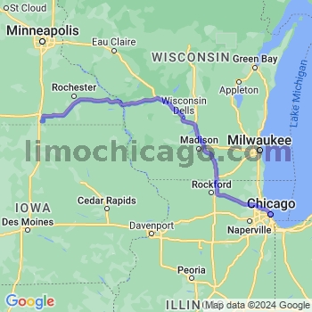 Limousine service to Chicago Loop