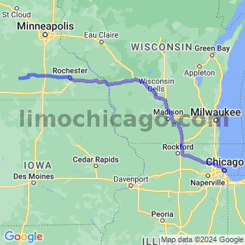 Limousine service to Chicago Loop