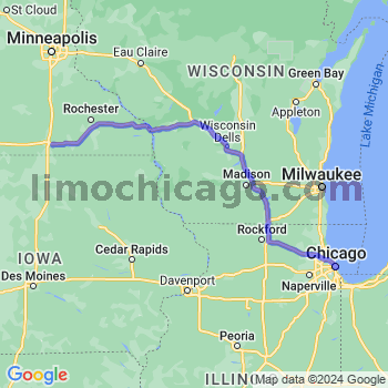 Limousine service to Chicago Loop