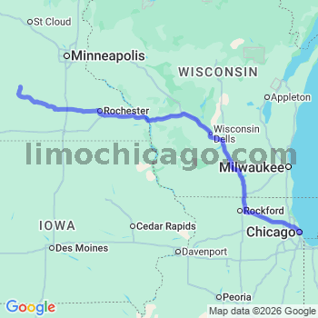 Limousine service to Chicago Loop