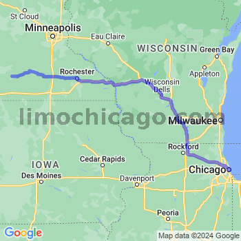 Limousine service to Chicago Loop