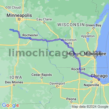 Limousine service to Chicago Loop