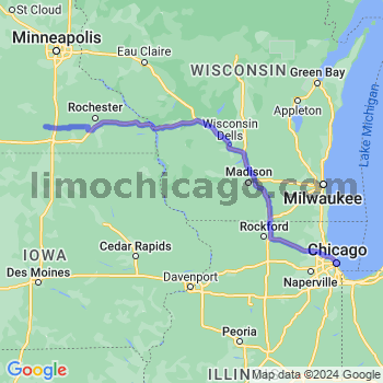 Limousine service to Chicago Loop