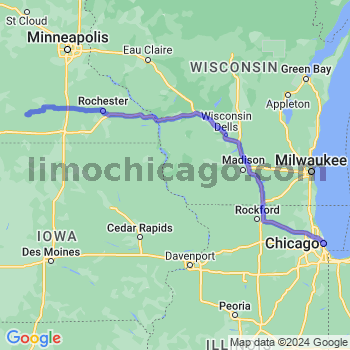 Limousine service to Chicago Loop