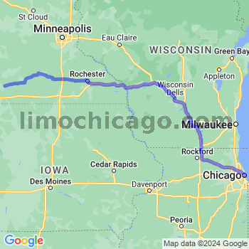 Limousine service to Chicago Loop