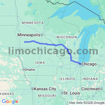Limousine service to Chicago Loop