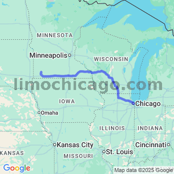 Limousine service to Chicago Loop