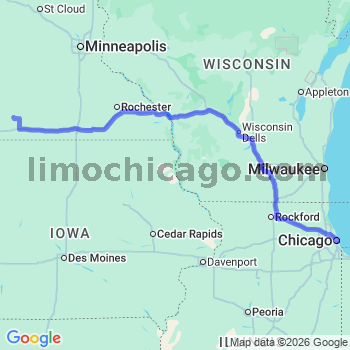 Limousine service to Chicago Loop