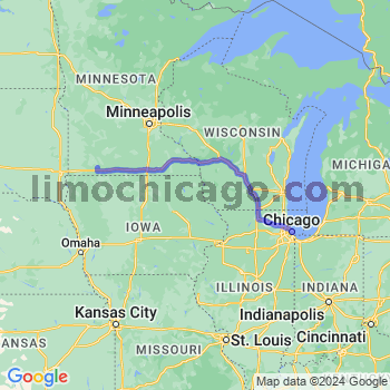 Limousine service to Chicago Loop