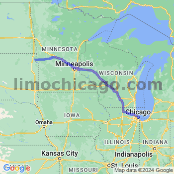 Limousine service to Chicago Loop