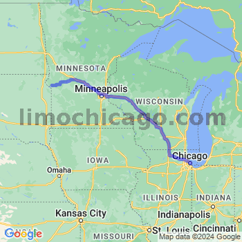 Limousine service to Chicago Loop