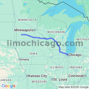 Limousine service to Chicago Loop