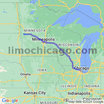 Limousine service to O'Hare airport (ORD)