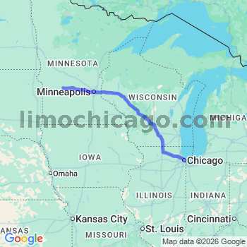 Limousine service to Chicago Loop