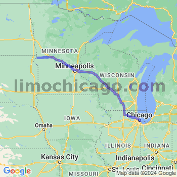 Limousine service to Chicago Loop