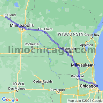 Limousine service to Chicago Loop