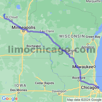 Limousine service to Chicago Loop