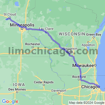 Limousine service to Chicago Loop