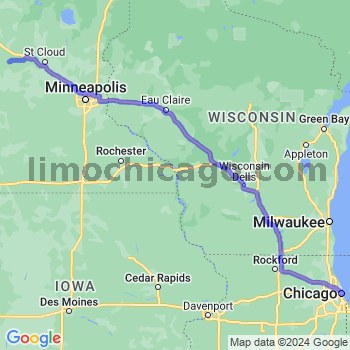 Limousine service to Chicago Loop