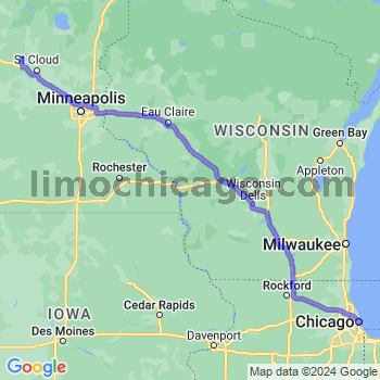 Limousine service to Chicago Loop