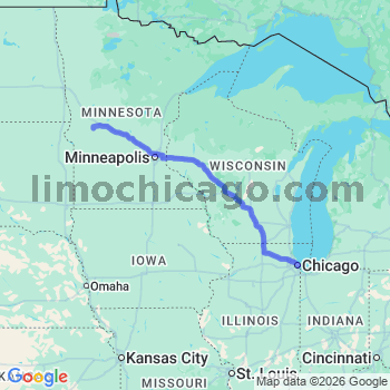 Limousine service to Chicago Loop
