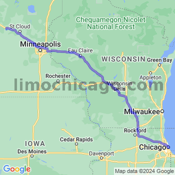 Limousine service to Chicago Loop