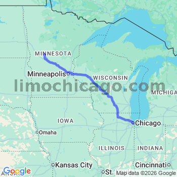 Limousine service to Chicago Loop