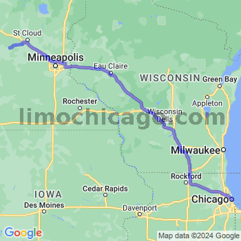 Limousine service to Chicago Loop