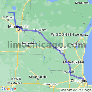 Limousine service to O'Hare airport (ORD)