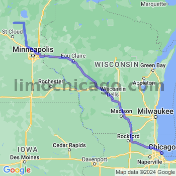 Limousine service to Chicago Loop