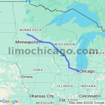 Limousine service to Chicago Loop