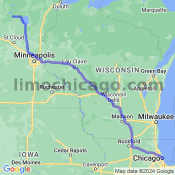 Limousine service to Chicago Loop