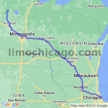 Limousine service to Chicago Loop