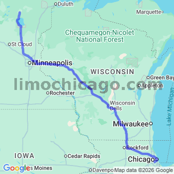 Limousine service to Midway airport (MDW)