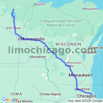 Limousine service to O'Hare airport (ORD)