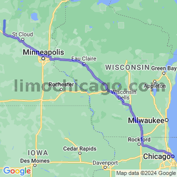 Limousine service to Chicago Loop