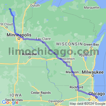 Limousine service to Chicago Loop