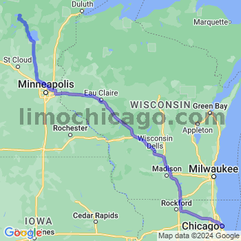 Limousine service to Chicago Loop