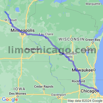 Limousine service to Chicago Loop