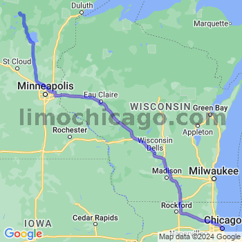 Limousine service to Chicago Loop