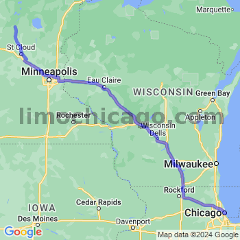 Limousine service to Chicago Loop