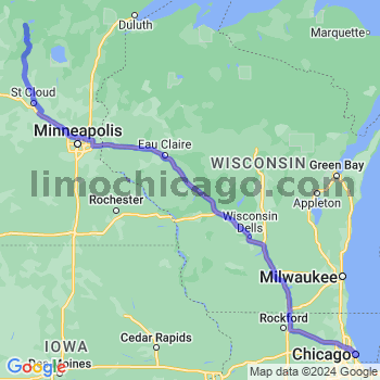 Limousine service to Chicago Loop