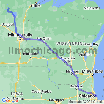 Limousine service to Chicago Loop