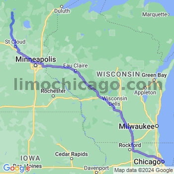 Limousine service to Chicago Loop