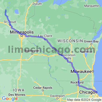 Limousine service to Chicago Loop
