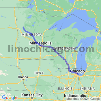 Limousine service to Chicago Loop