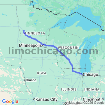 Limousine service to Chicago Loop