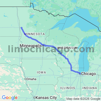 Limousine service to Chicago Loop